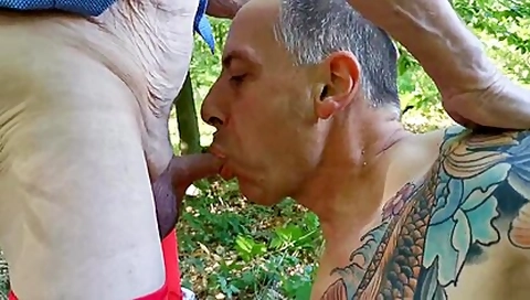 Real Geman Dilettante Unfathomable Sex Dildo And Fist Sex In The Wood